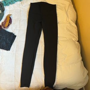 Lululemon black full length high rise leggings